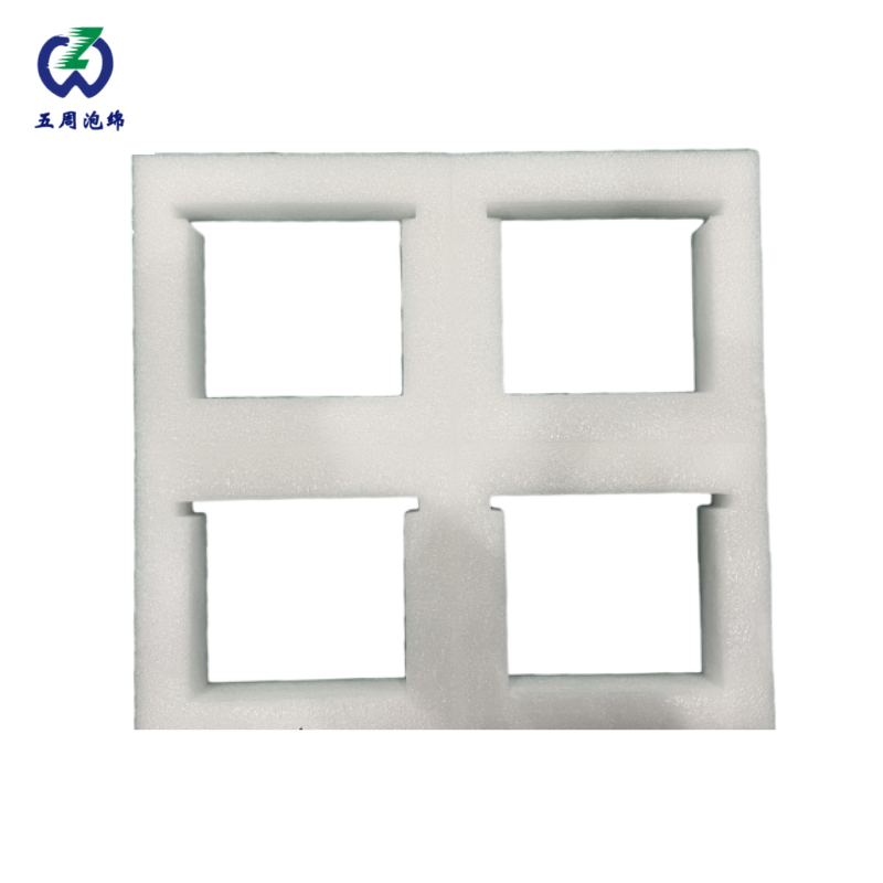 四格方形珍珠棉托盤(pán)：保健品禮盒的批量防護(hù)方案