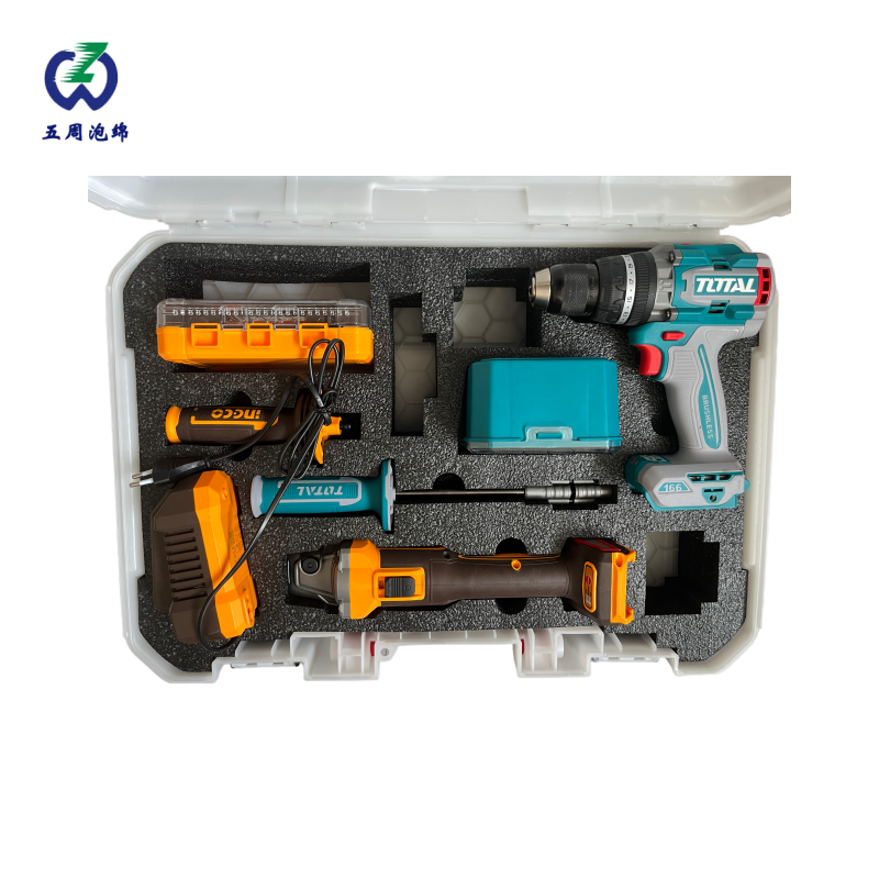 成套鋰電工具專用 EVA 內(nèi)襯，工業(yè)工具套裝標(biāo)準(zhǔn)化收納解決方案