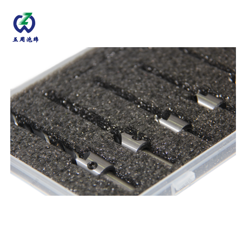 黑色防靜電珍珠棉刀具內(nèi)襯，精密刀具的批量防護(hù)神器